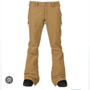 Burton Women’s Skyline Dryride Snowboarding Ski Pants Tan Size XL NWT